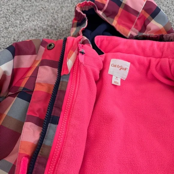 3-in-1 snow jacket and snow bibs